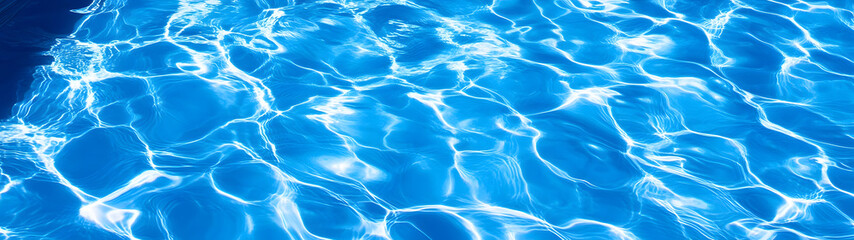 Poster - Captivating Aquatic Reflections A Serene Pool of Tranquility Surrounded by Shimmering Blue Waters and Mesmerizing Ripple Patterns