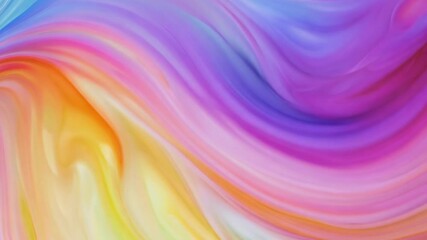 Poster - dynamic abstract multicolor gradient background with smooth flowing colors