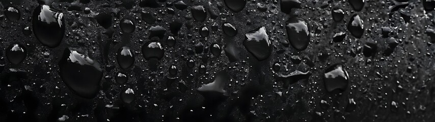Aufkleber - Dramatic and moody abstract background featuring a closeup textured surface of weathered rocks and stones in a striking monochrome color palette  This minimalist