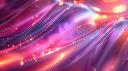 Wall Mural - Flowing iridescent abstract background

