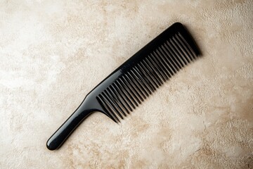 Fototapete - Comb placed on a textured surface for hair grooming or styling purposes. Generative AI