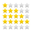 © Arjuna - Five stars quality rating icon. Vector illustration.