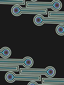 Vintage retro banner background. Colorful ornament wallpaper. Vector illustration. Party background pattern.