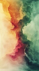 Aufkleber - Abstract colorful background resembling a cloudy sky or rolling hills