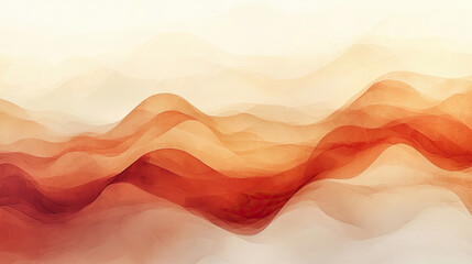 Wall Mural - Red and orange abstract background with soft gradient in earthy terracotta tones for minimalist design and creative projects Background