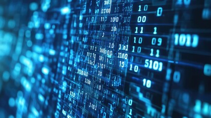 Poster - AI-powered economic growth, seamless financial data networks securing real-time transactions.