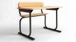 © Chayanin Wongpracha - modern school desk with attached chair