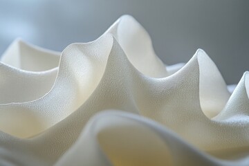 Aufkleber - A detailed look at the texture and weave of white fabric