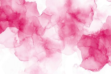 Poster - Delicate watercolor floral arrangement in pink and white hues