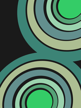 Colorful background. Vector illustration. Fun abstract circle pattern retro design, party and carnival background.