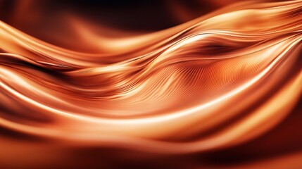 Poster - Vibrant Image Featuring Smooth Gradient of Orange Tones Creating a Warm and Inviting Background