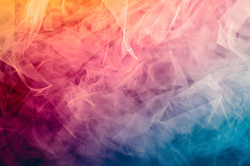 Leinwandbilder - Vibrant abstract colorful smoke background