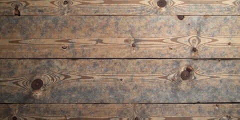 Aufkleber - Aged Wooden Planks Showing the Beauty of Time and Weathering with Natural Knots and Grain Patterns