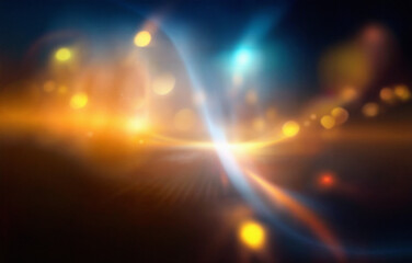 Aufkleber - Abstract background with a blurred, diagonal, light blue ray extending from the top right to the bottom left.