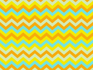 Wall Mural - Chevron geometric vector seamless pattern. Zig zag fabric print. Chevron ethnic repeating pattern. Scrapbook striped design. Fabric swatch asymmetry summer ornament.