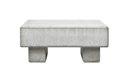 Wall Mural - Modern minimalist concrete table on black background, industrial design furniture for contemporary interior