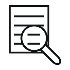 Poster - research vector icon
