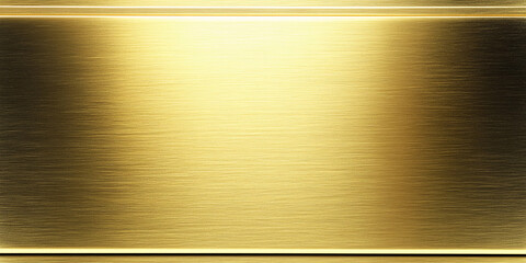 Poster - Golden metallic surface with brushed texture and sheen