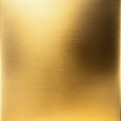 Poster - Shiny golden surface with brushed texture and reflections