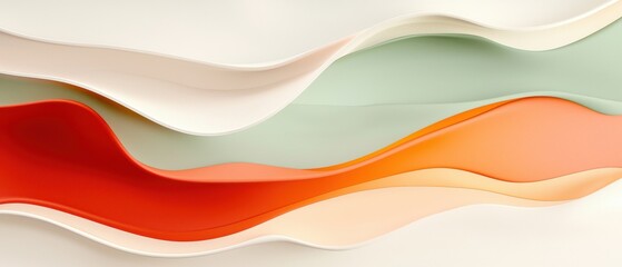 Poster - Flowing color patterns abstract art display design studio modern environment top-down view visual inspiration