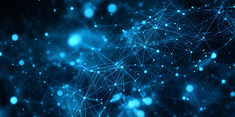 Tech Network Background.