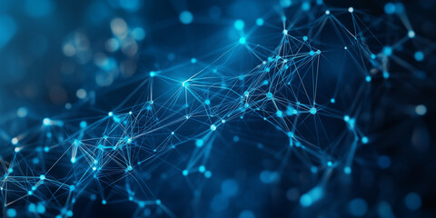 Tech Network Background.