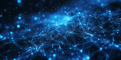 Tech Network Background.