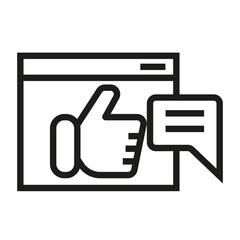 Poster - application vector icon