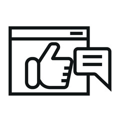 Poster - application vector icon