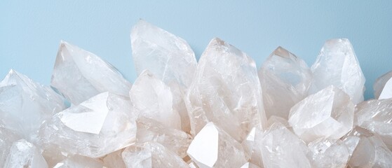 Poster - Exploring crystal clusters natural wonders mineral collection tranquil blue close-up earthy beauty