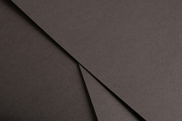 Aufkleber - Dark espresso brown paper background with a smooth matte texture and subtle geometric lines.