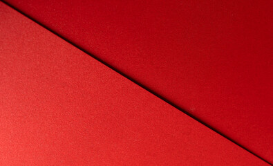 Aufkleber - Fiery crimson paper background with deep ruby tones and bold diagonal folds. Layered geometric lines and a smooth gradient create a dynamic, elegant, and luxurious abstract design.