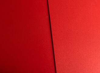 Aufkleber - Fiery crimson paper background with deep ruby tones and overlapping layered folds. Smooth and textured surfaces create an elegant, bold, and luxurious abstract composition with a radiant glow.