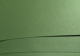 Aufkleber - Moss green paper background with a smooth matte texture and subtle geometric patterns. Deep forest and olive tones create an elegant, refined, and sophisticated abstract design with organic depth.