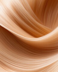 Poster - Flowing blonde hair close-up studio setting abstract texture soft light artistic viewpoint