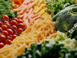 Wall Mural - Variety of Vegetables Close Up