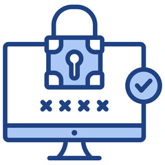 Login Blue Icon