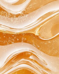 Poster - Flowing liquid texture abstract image lively environment close-up view visual aesthetics