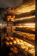 Wall Mural - Bakery filled with baked goods