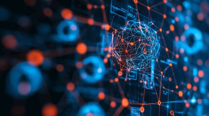 Poster - Close-Up View of Secure Digital Network Interface Connection