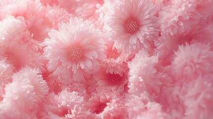 Wall Mural - Pink Flowers on Table