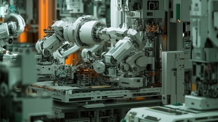 Poster - Automated Robotic Assembly Line Manufacturing Process