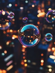 Canvas Print - Bubbles in Air