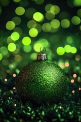 Canvas Print - Christmas Ornament on Green Grass