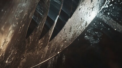 Poster - Abstract Dark Surface Water Droplets Texture