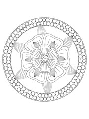 Wall Mural - PrintFlowers Coloring Pages For Adules