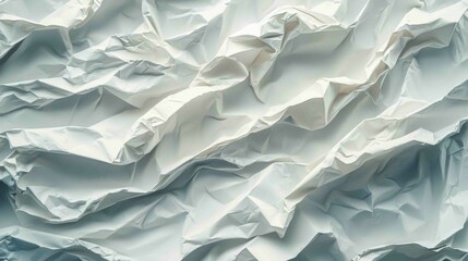 Poster - Artistic Composition of Layered White Paper Textures and Depth