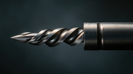 Aufkleber - Detailed Closeup Of A Metal Drill Bit