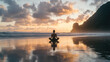 © Nacci - Sunset Meditation on Tranquil Beach