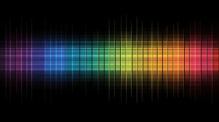Poster - Abstract Colorful Grid Pattern Design Background